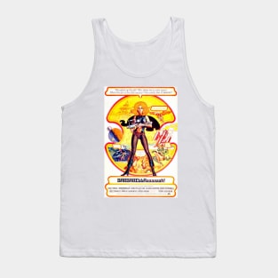 Classic Sci-Fi Movie Poster - Barbarella Tank Top